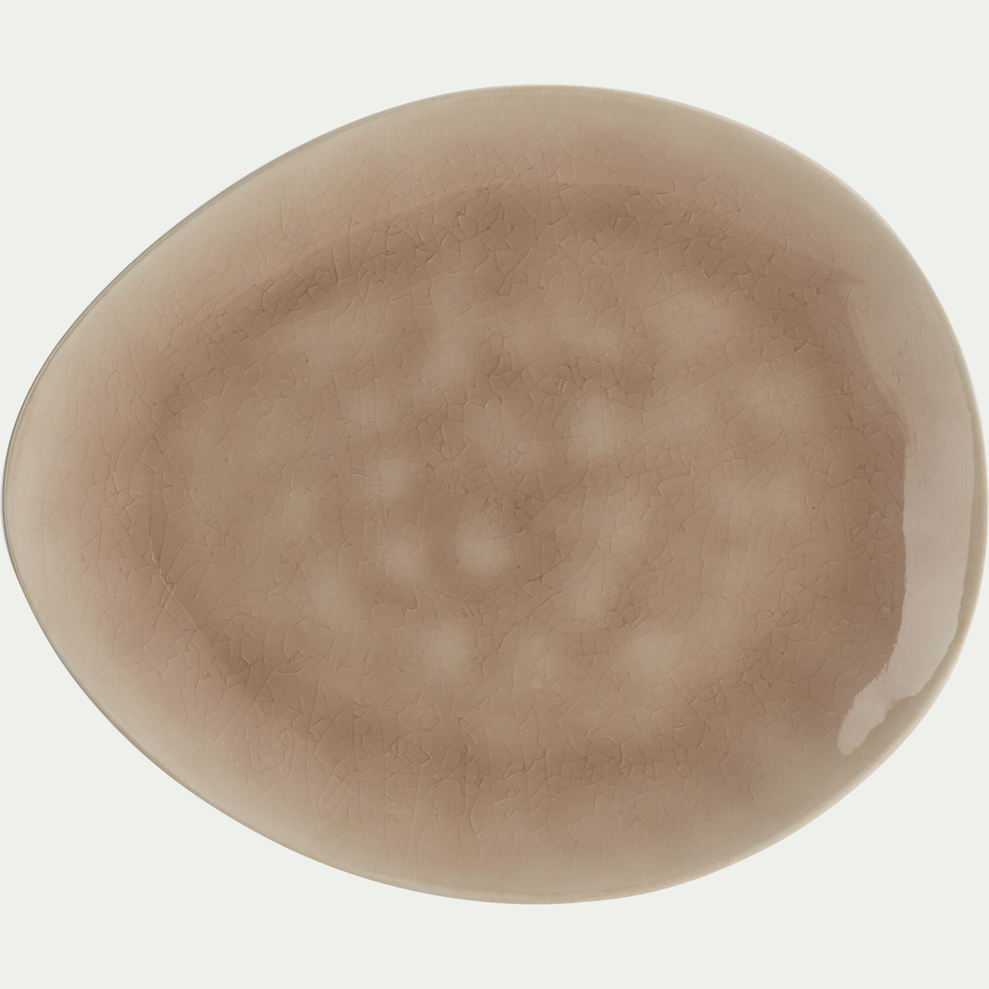 INDIE - Assiette à dessert en grès D20,2cm - rose