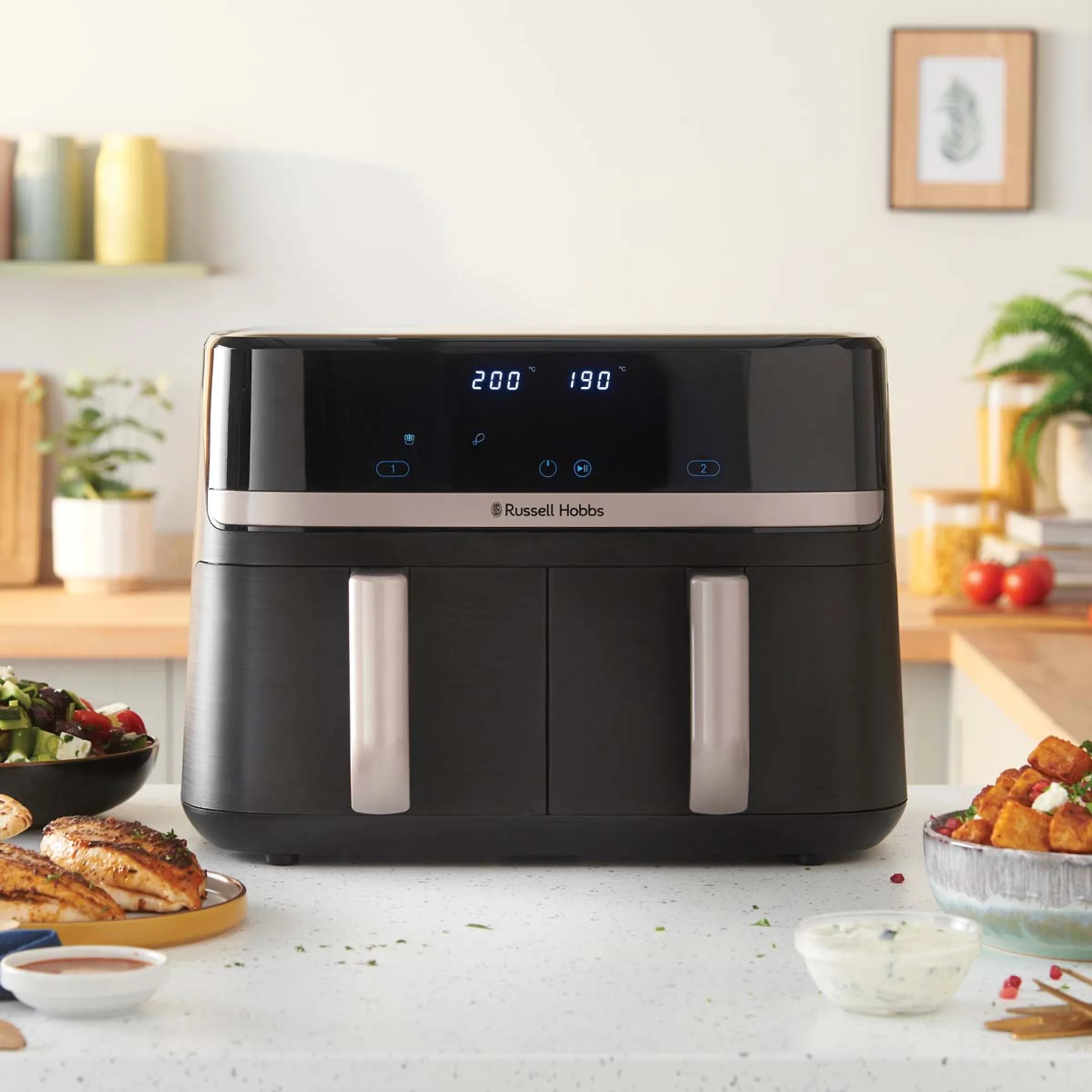 Russell Hobbs  Airfryer Dual Basket 27680-56 - 9L