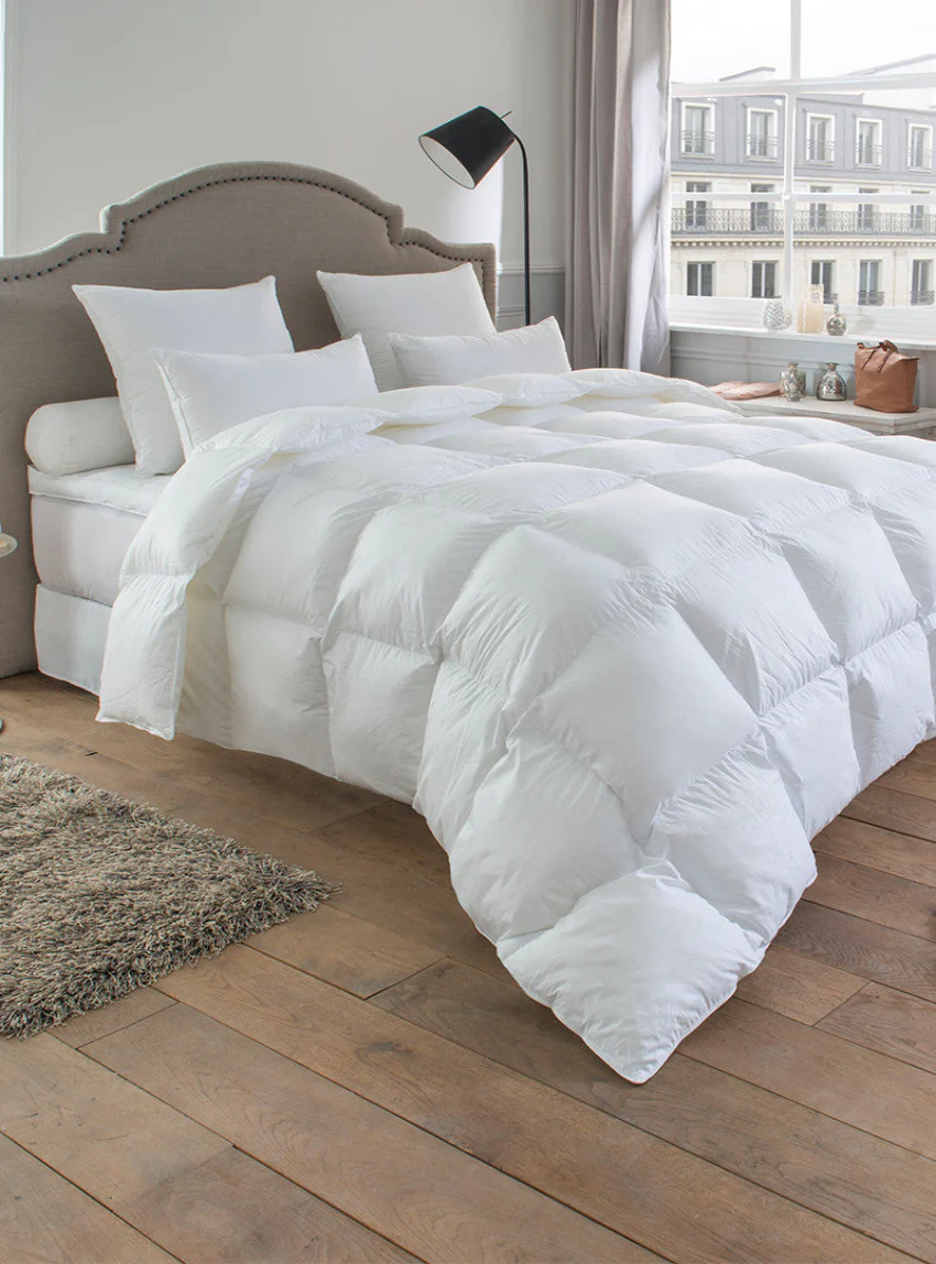 Couette chaude en plumettes de canard blanc
