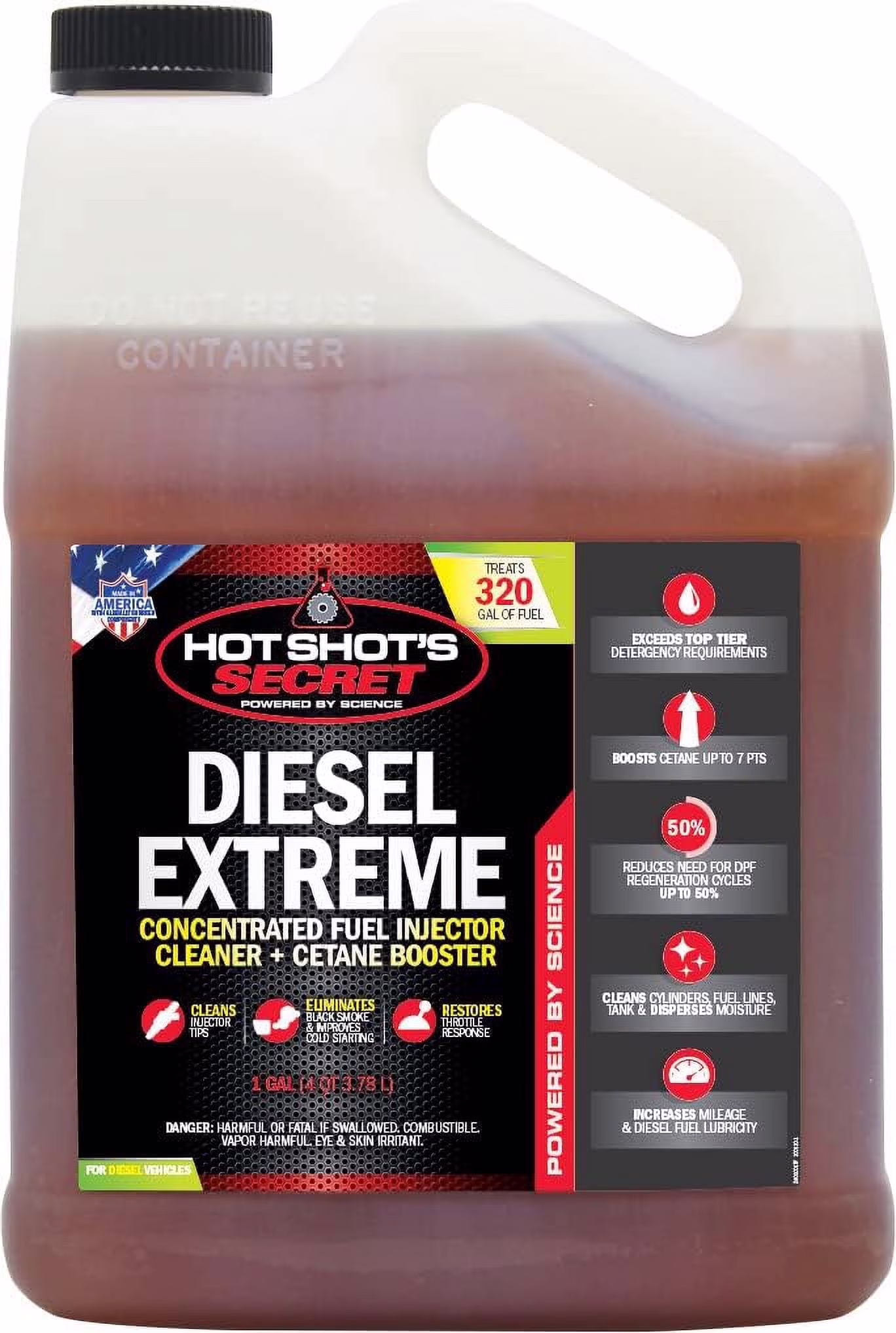 Diesel Extreme �C 1 Gallon �CDiesel Fuel Additive �C Concentrated Fuel Injector Cleaner �C Cetane Booster �C Increases Mileage �C Eliminates Black Smoke