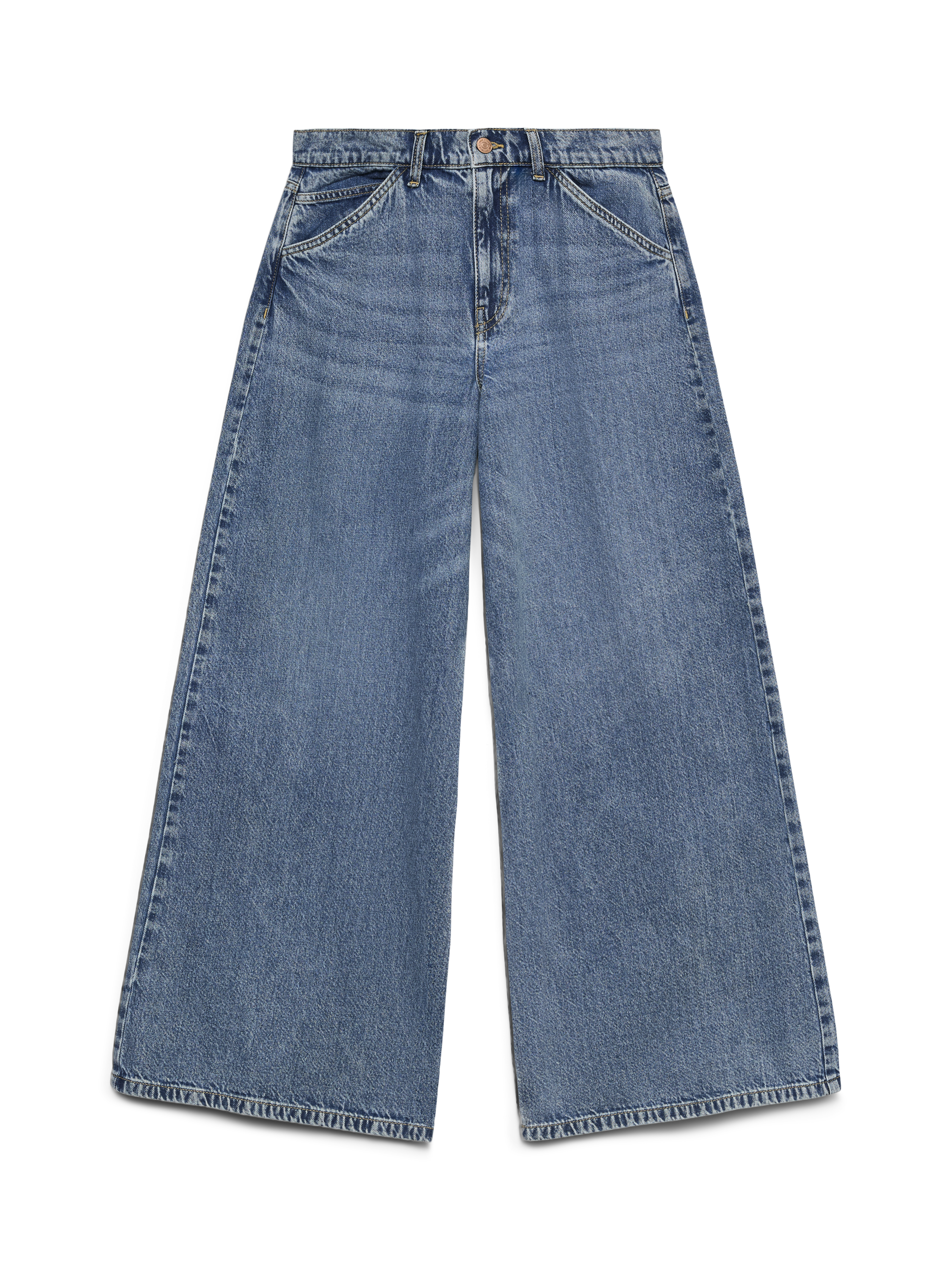 VERO MODA® VMANNET Mid waist Wide Leg Fit Jeans