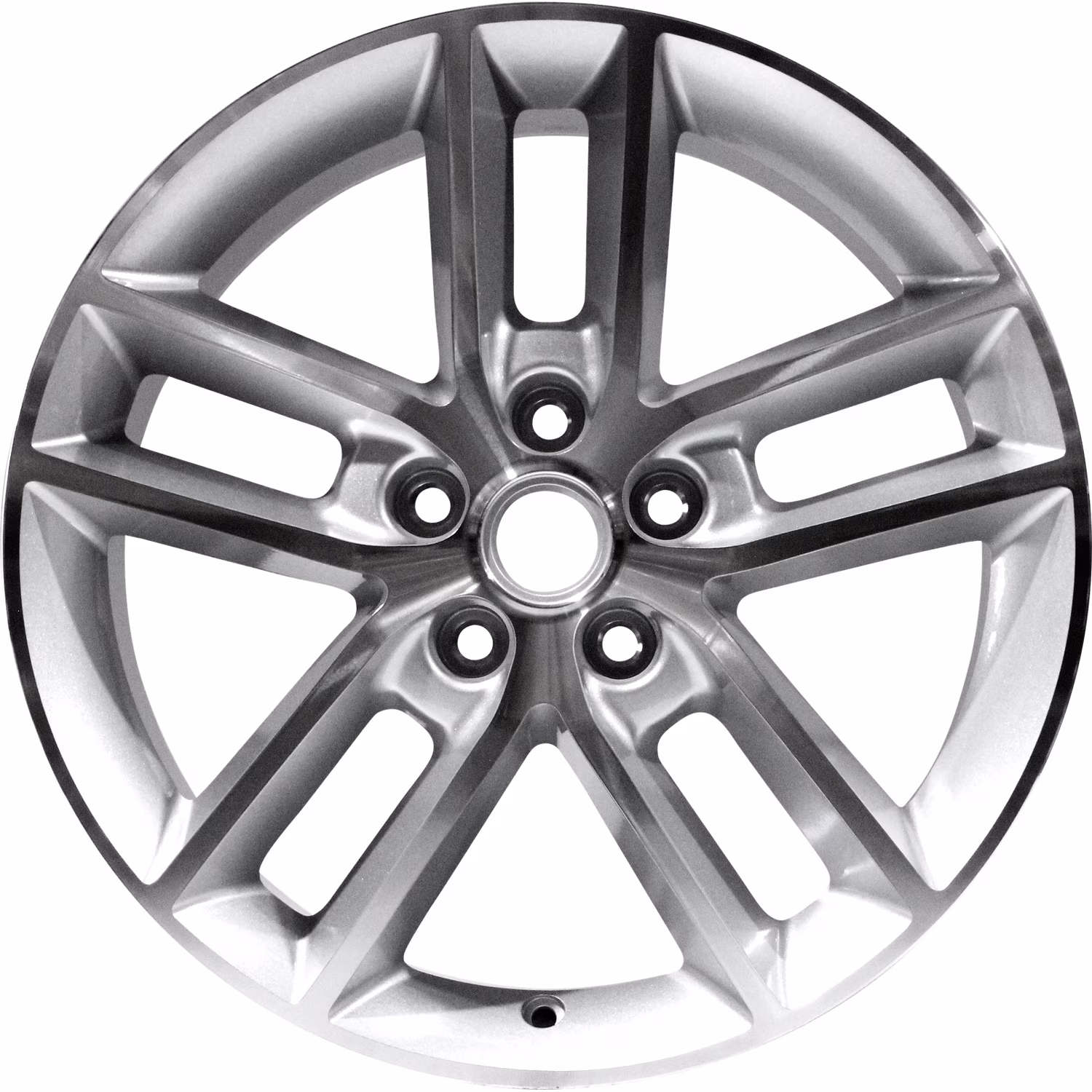 Remanufactured Machined and Painted Silver Aluminum Wheel 18 x 7 19177074 fits 2008-2013 Chevrolet Impala