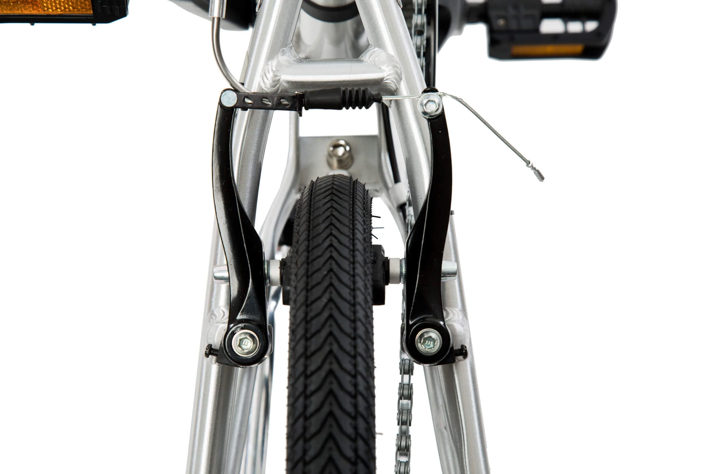 Liberte 8-Speed 20" Wheel, Aluminum Folding Road Bicycle for All Genders, Silver and Black - Image 8