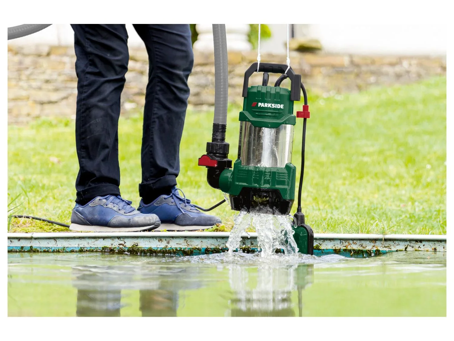 PARKSIDE Pompe immerge pour eaux charges PETPS 1100 A1, 20000 L/h