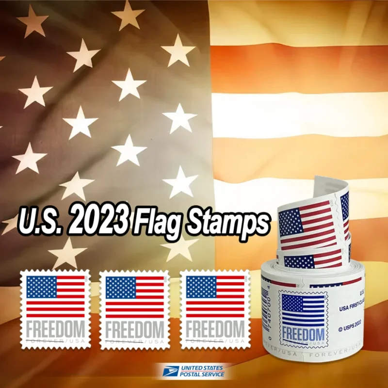 2023 US Flag First Class - Forever Postage Stamps - Coil of 100