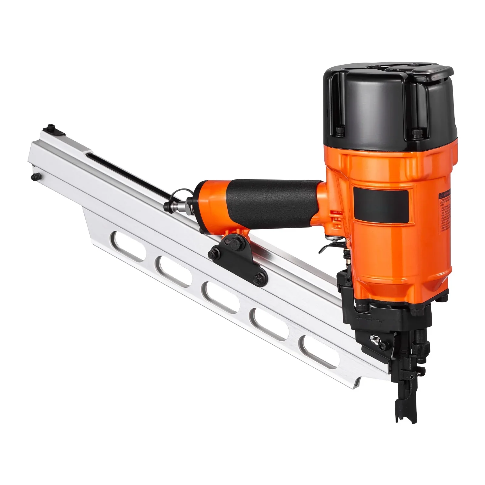 KFFKFF Nail Gun, 2 to 3-1/2 21 Degree Full Round Head, Pneumatic with Dual Firing Options & No-Tool Depth Modification, 80-120PSI Professional Air Powered Tool for Floor, Deck & Frame Construction