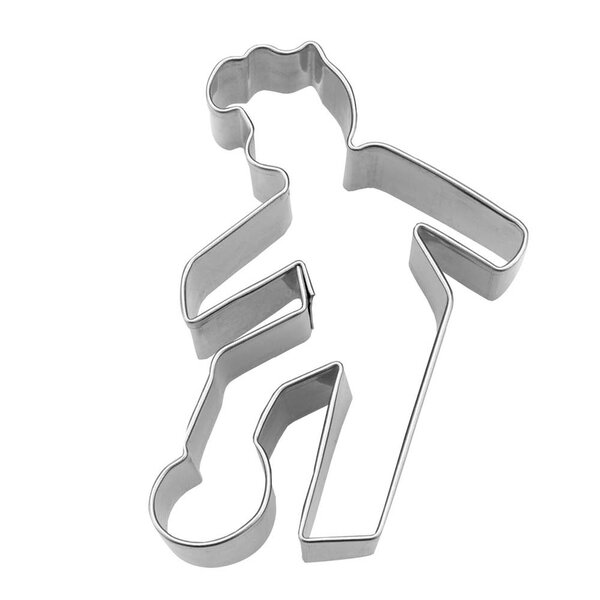 Kakeform Fotballspiller 6,5 cm