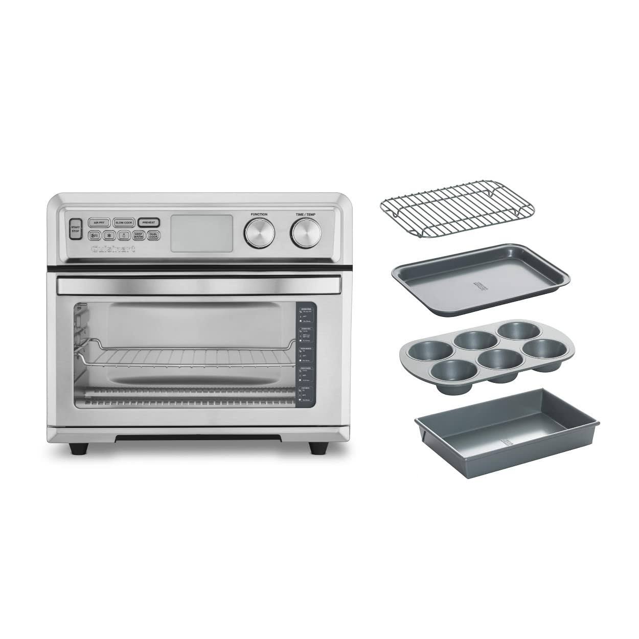 Cuisinart TOA-95 Large Digital Airfryer Toaster Oven w/Toaster Oven Bakeware Set