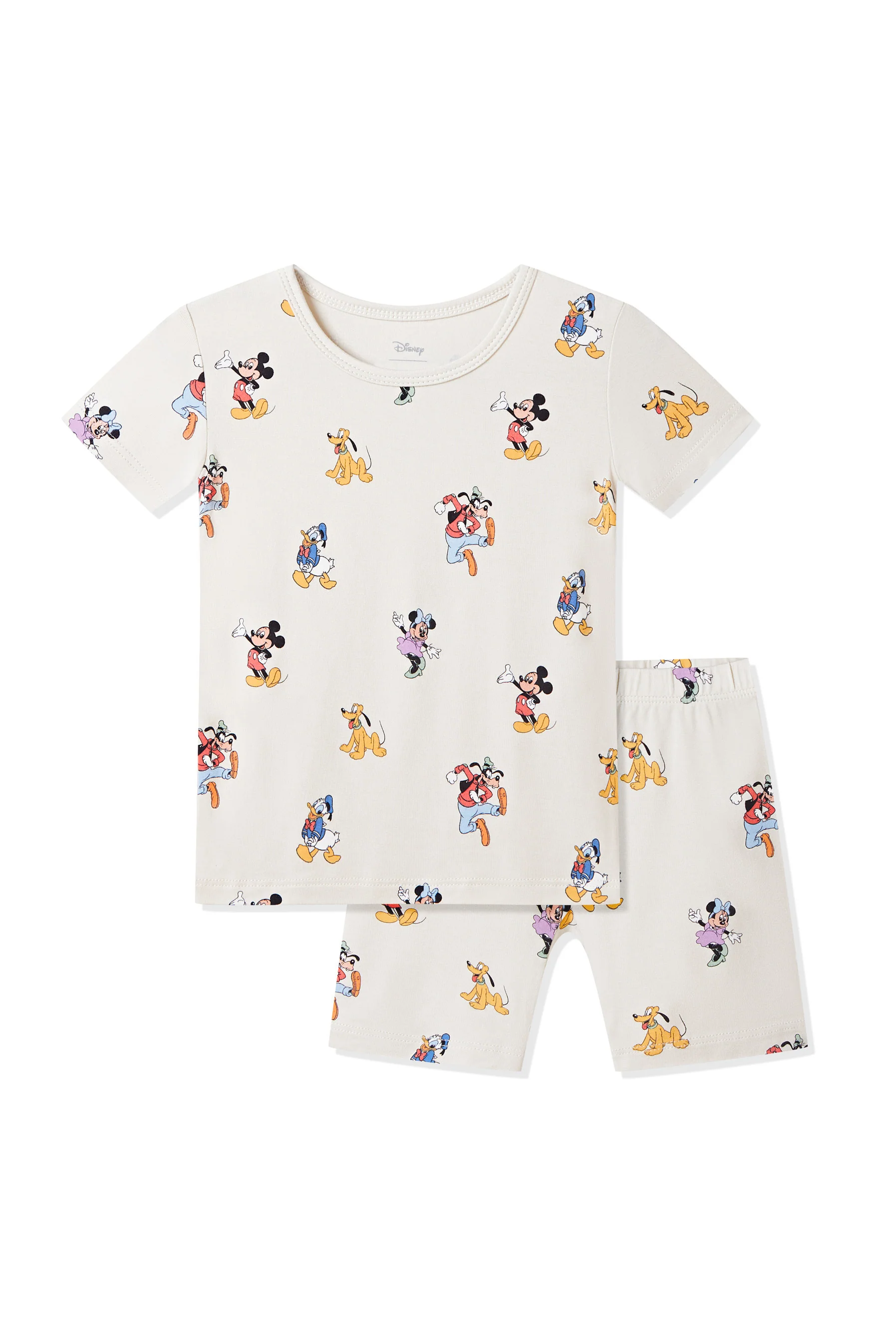 Short Sleeve Pajamas in Mickey Mouse & Friends