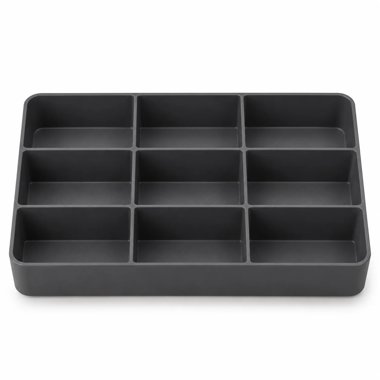 Charcoal Small Parts Drawer Tray, 9 Compartments