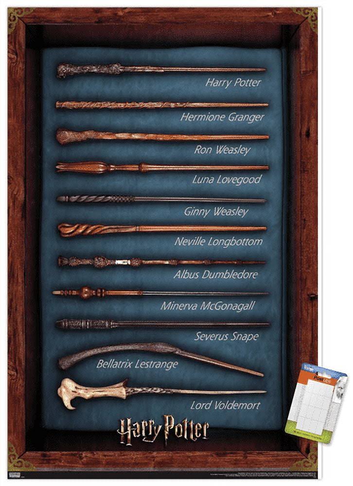 The Wizarding World: Harry Potter - Wands Wall Poster, 14.725 inch x 22.375 inch, EBPOD18569SPMEC