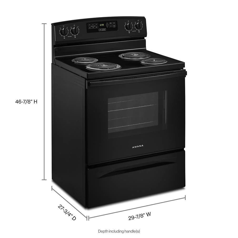 30 in Electric Range(Black) - Image 10