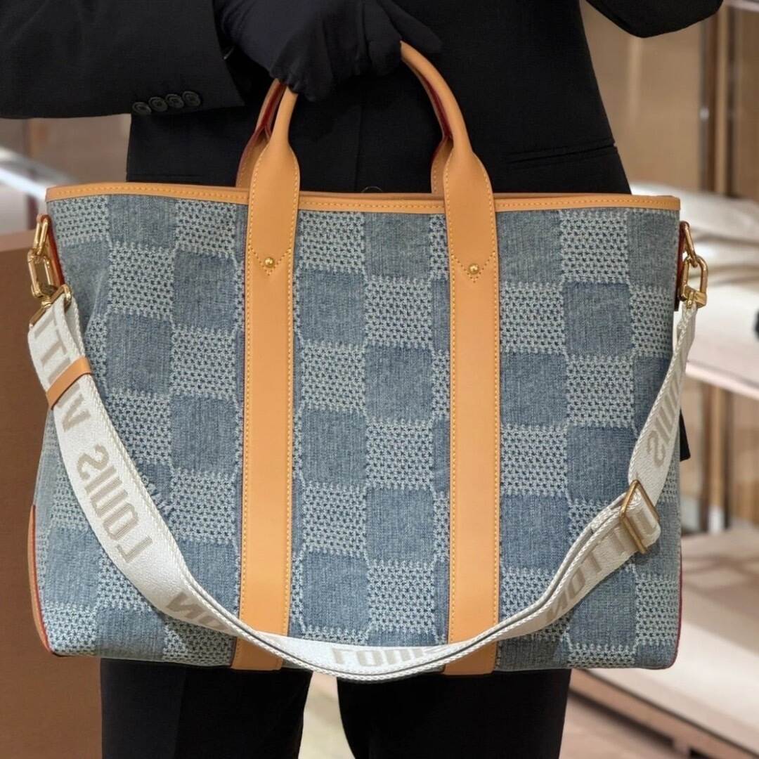 【爽やかな色合い☆】LOUIS VUITTON トートバッグ N40702