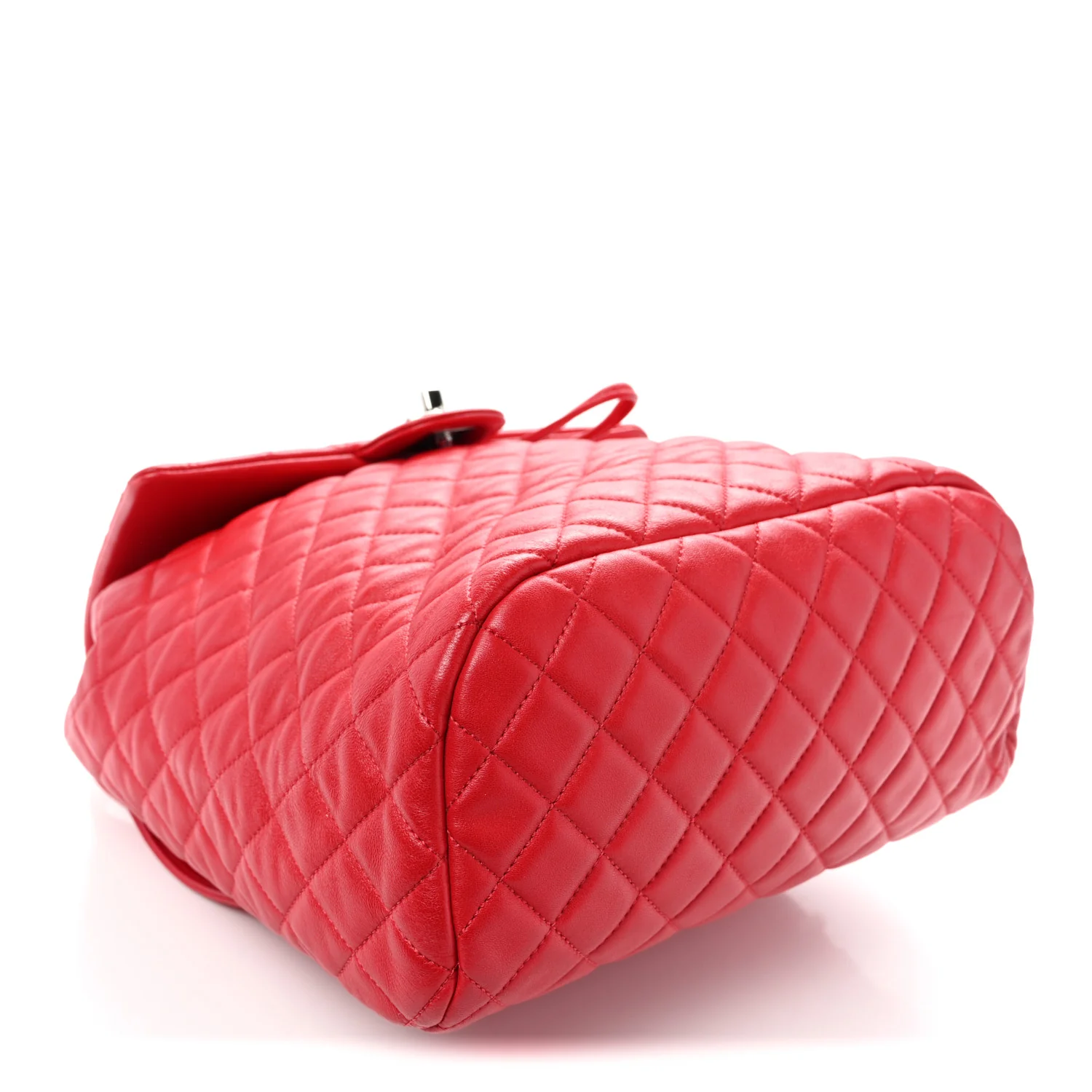Lambskin Quilted Large Urban Spirit Backpack Red