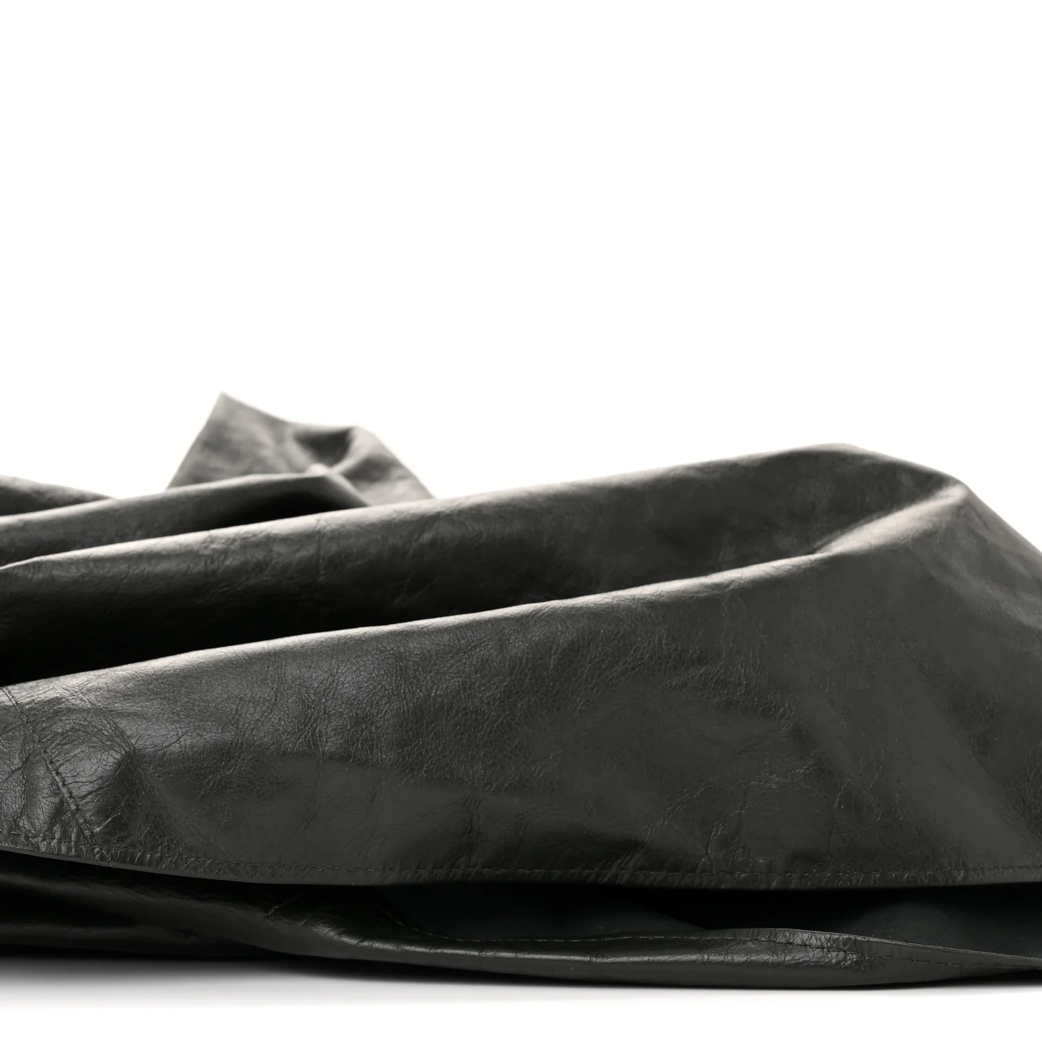 Calfskin Foulard Shoulder Bag Dark Green