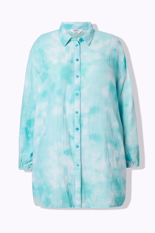 Batik Pattern Muslin Shirt Blouse