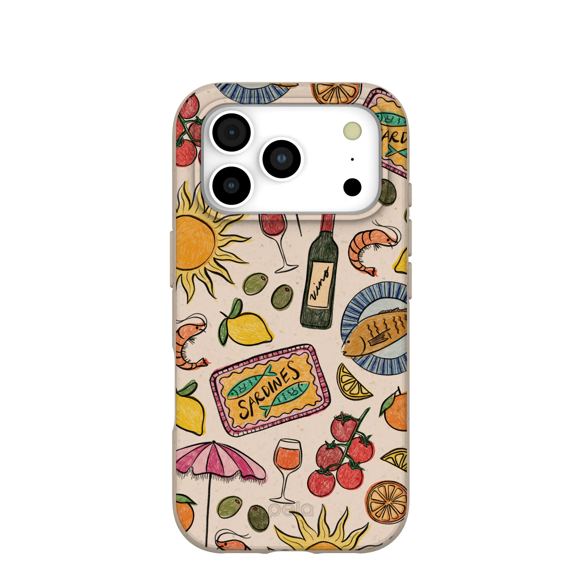 Seashell Coastal Bites iPhone 17 Pro Case