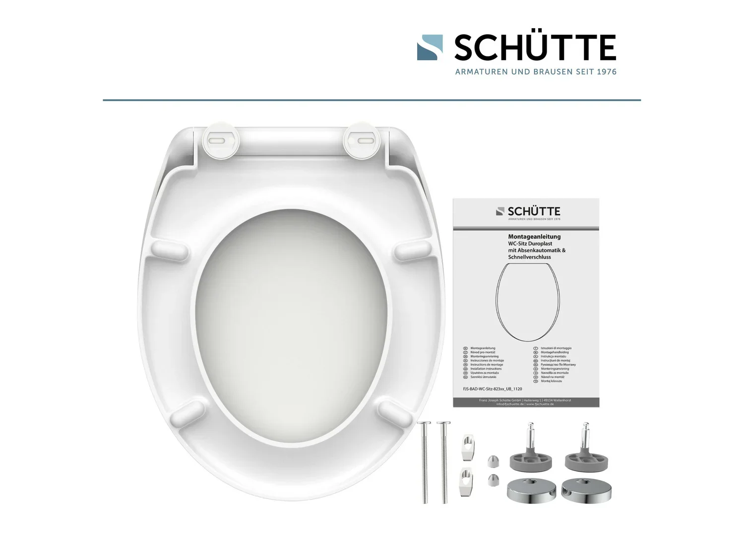 Schtte Abattant WC, avec fermeture en douceur