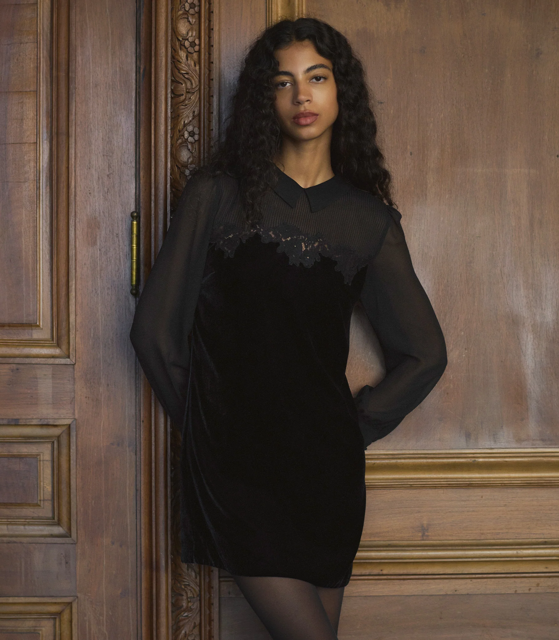 MADELYNNE DRESS -- BLACK