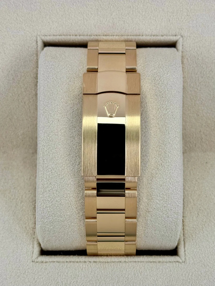 [Super Clone]RLX  Sky-Dweller 42mm Yellow Gold Black Dial Oyster - 336938