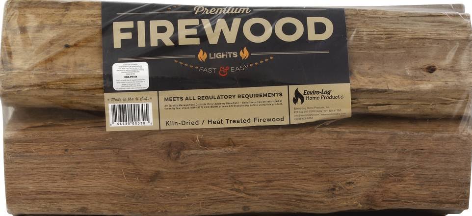 Enviro Log Firewood, Premium, Kiln-Dried/Heat Treated