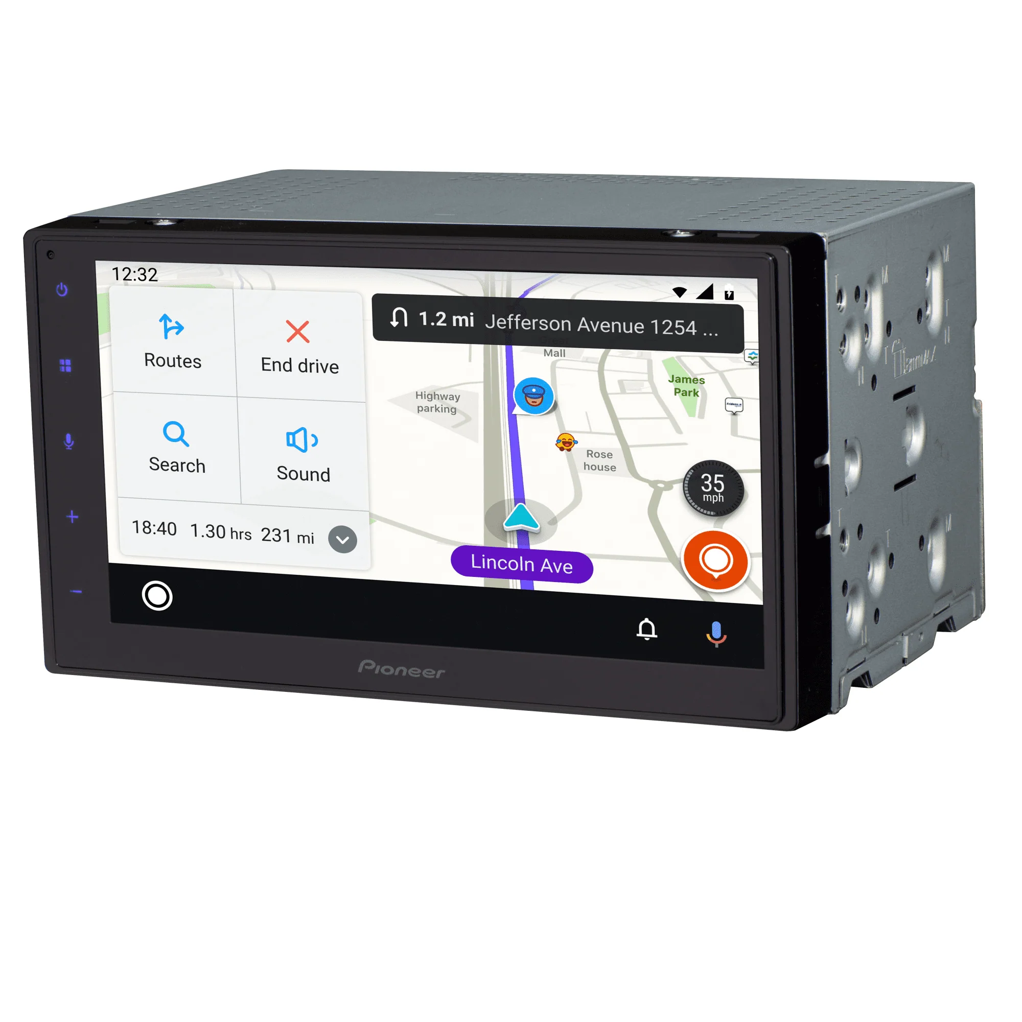 DMH 160BT Car Play/Android Auto Digital Media Receiver with 6 8" Touchscreen and Bluetooth,Double Din, Backup Camera Ready Image 5
