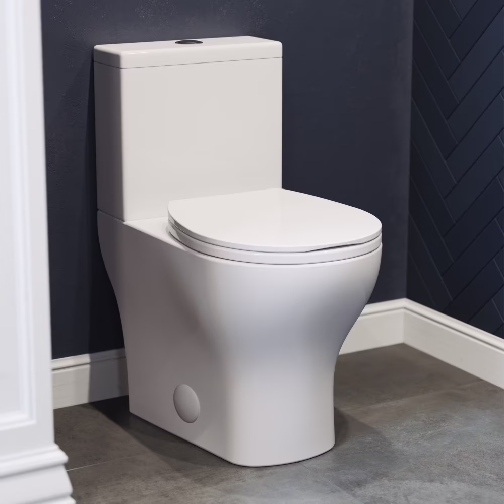 Sublime II Two-Piece Round Toilet Dual-Flush 0.8/1.28 gpf(White)