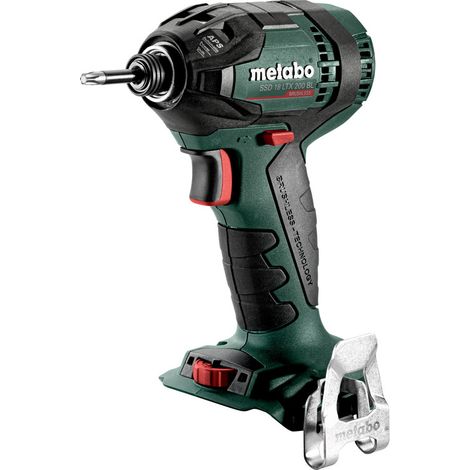 Metabo – Visseuse à chocs sans fil 18V – Moteur Brushless – Couple 200Nm – 12 niveaux de vitesse – Pour vis auto-perceuses et bois dur — vue 1