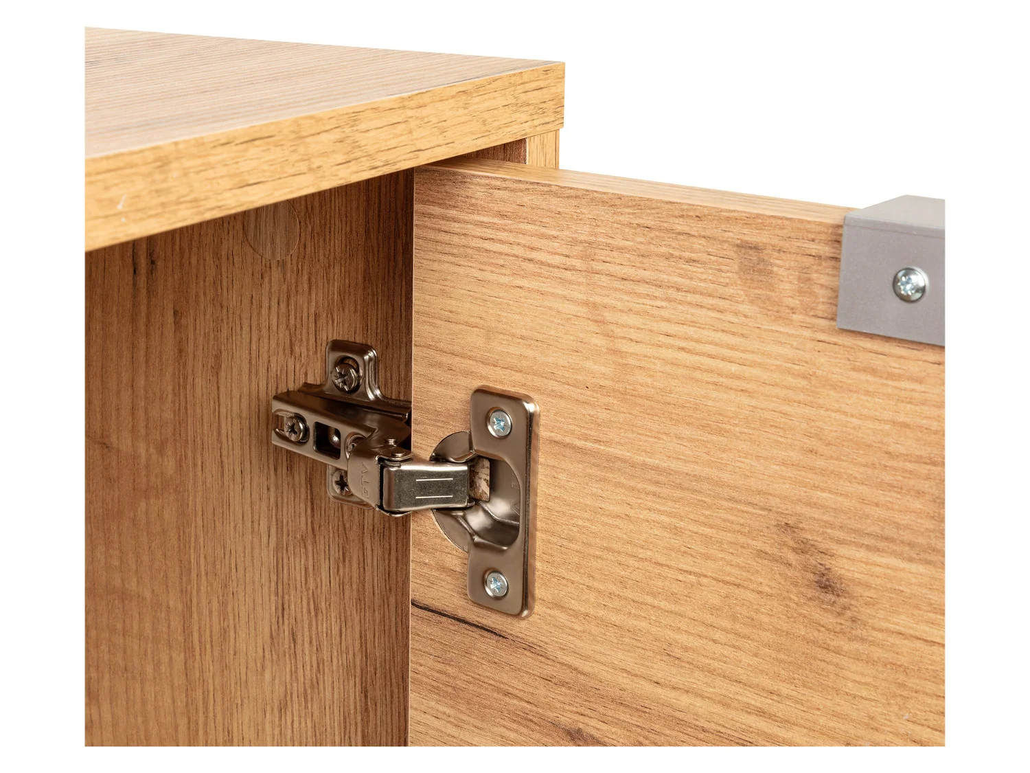 LIVARNO home Meuble bas Vrone, 80 x 80 x 35 cm, imitation chne