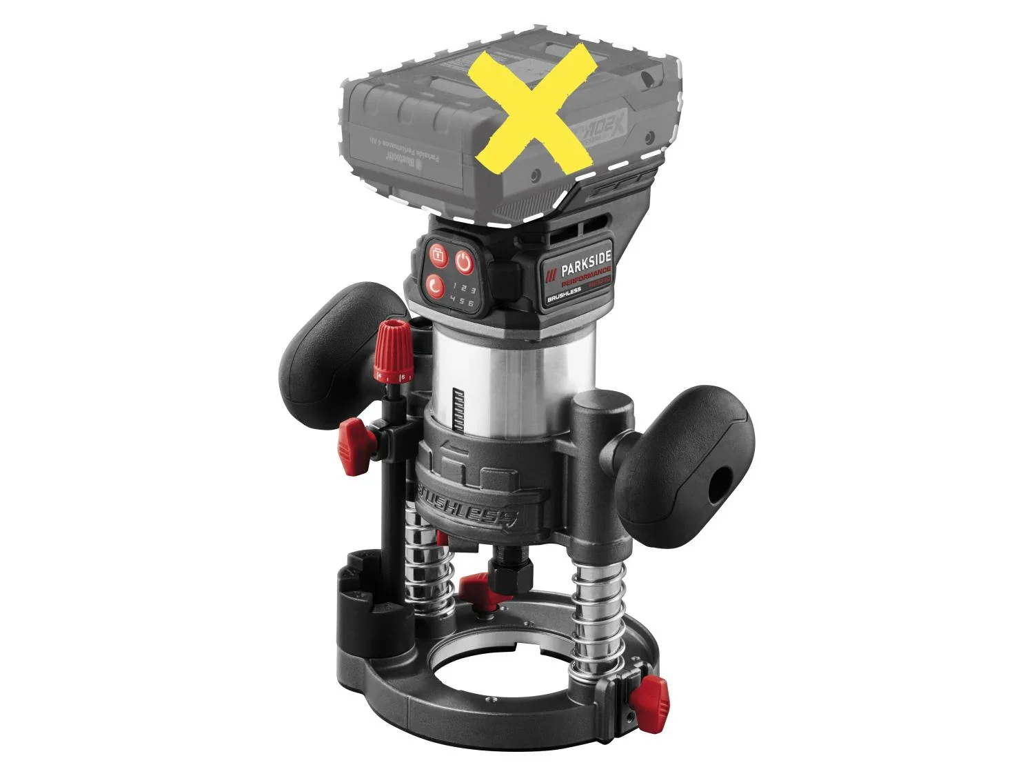 PARKSIDE PERFORMANCE Fraiseuse multifonction sans fil PMFAP 20-Li B2, 20 V