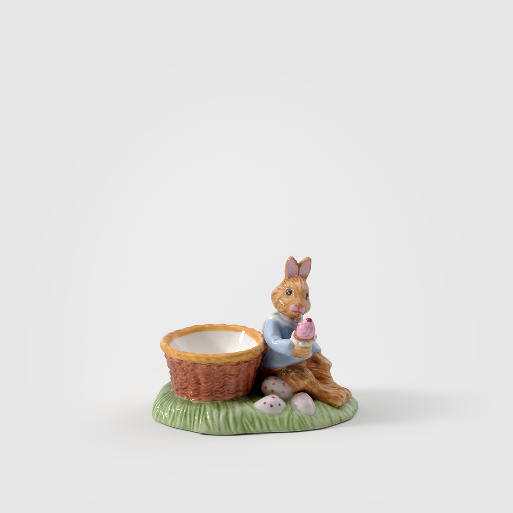 Annual Easter Edition Egg cup - Multi-colored, Premium Porcelain
