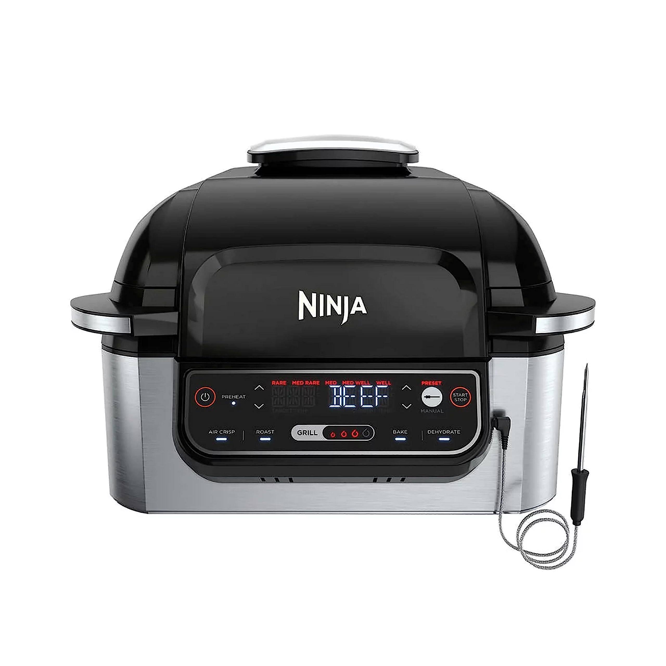 Ninja Foodi 5-in-1 Indoor Grill 4-Quart Air Fryer with Roast Bake Dehydrate