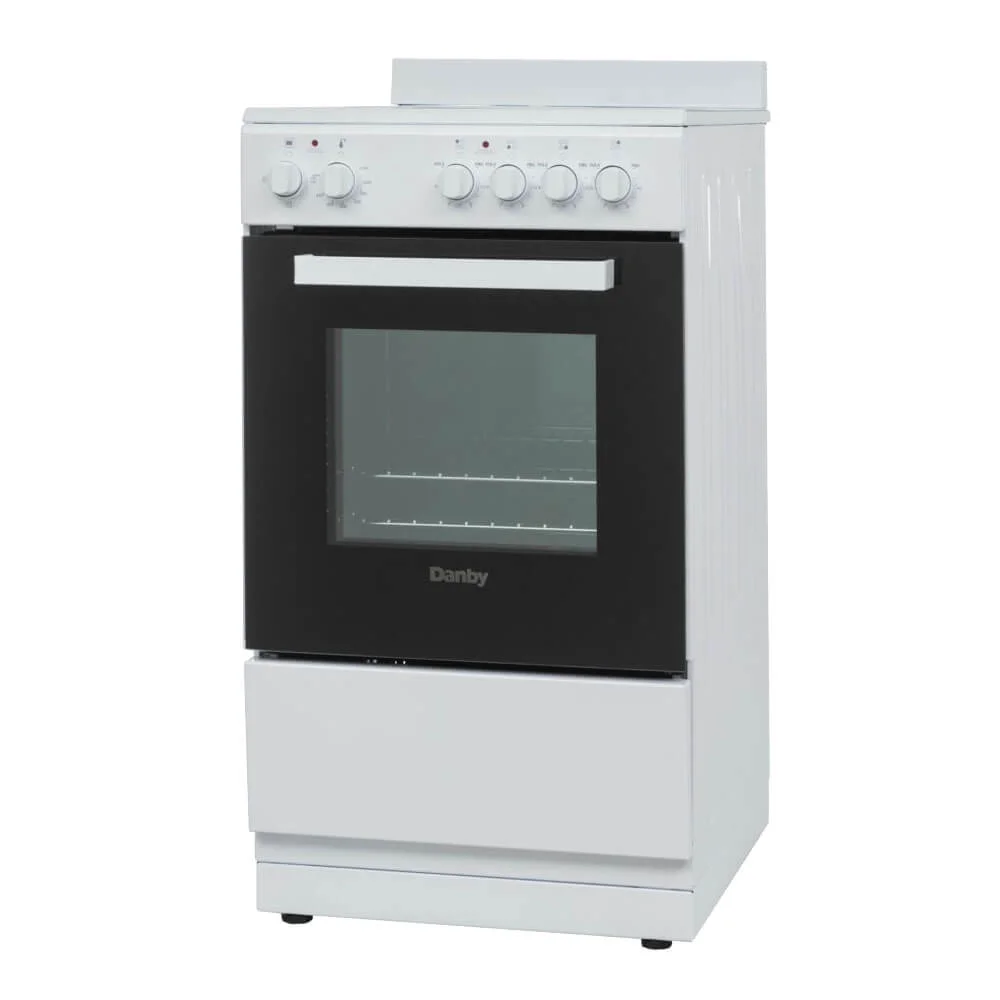 DER20V1W 2.05 Cu. Ft. White Freestanding Electric Range - Image 3