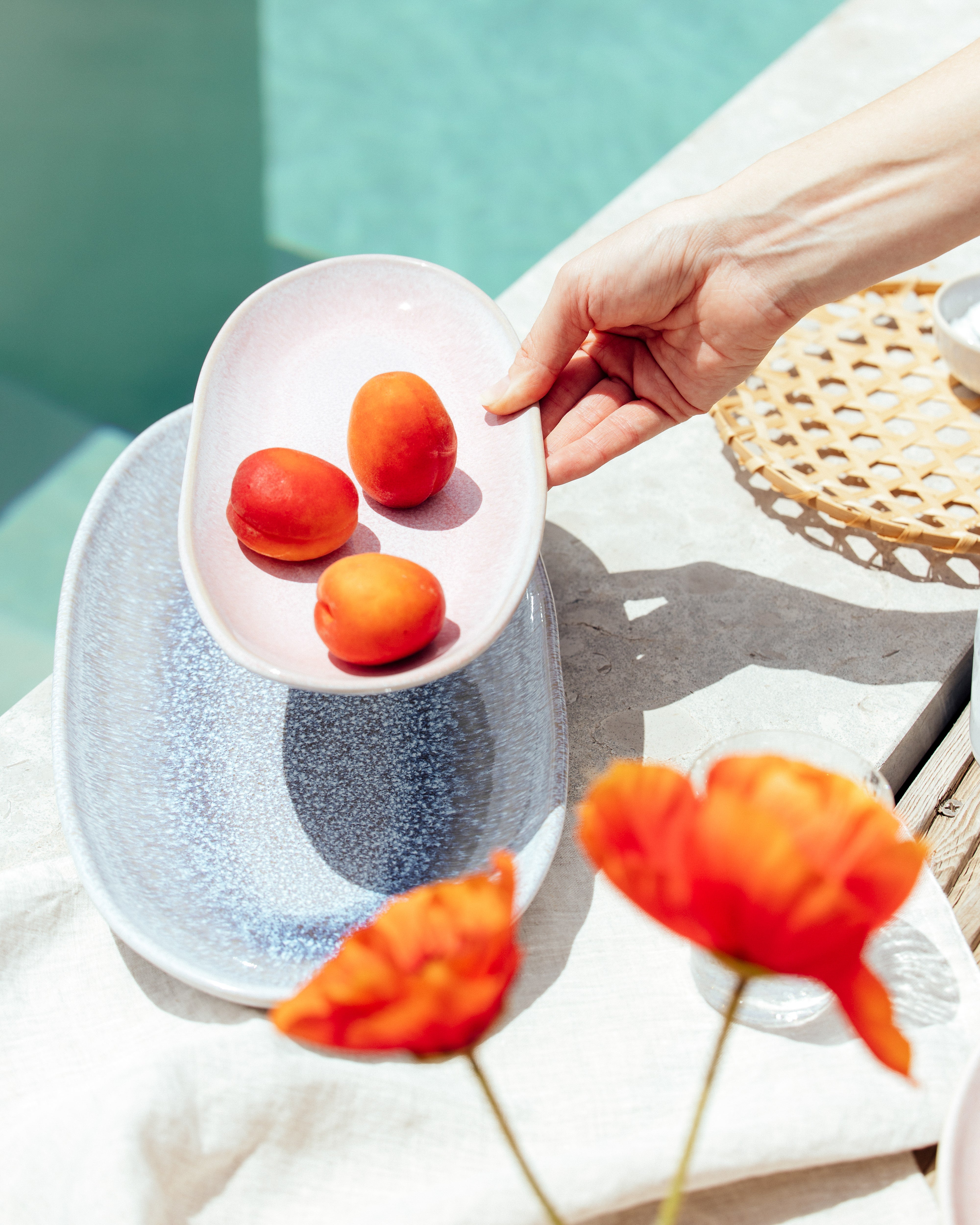 MELIDES - SERVING PLATTER M ROSÉ