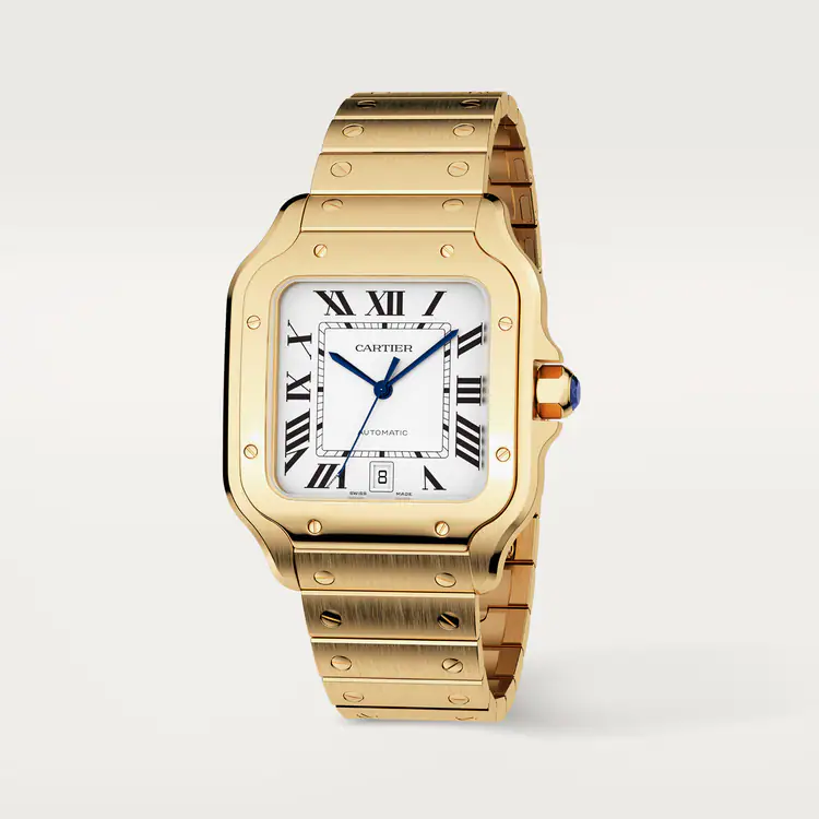 [Super Clone]SANTOS Gold 39.8mm