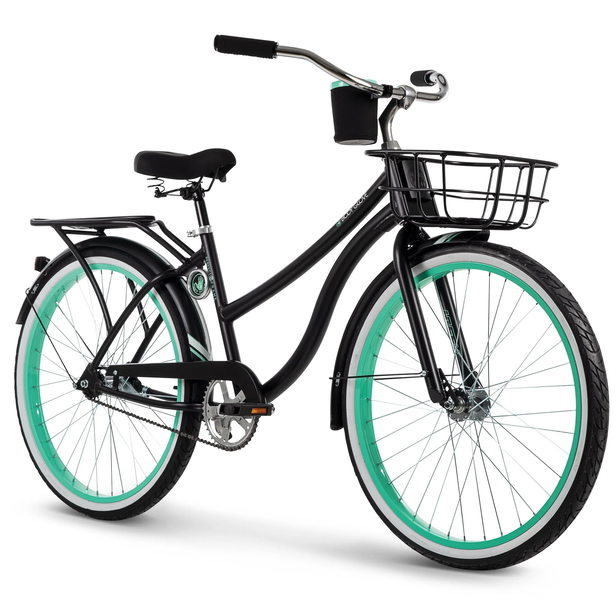 Glove 26 - Inch Aluminum Cruiser Bike for Women, Black, by Huffy