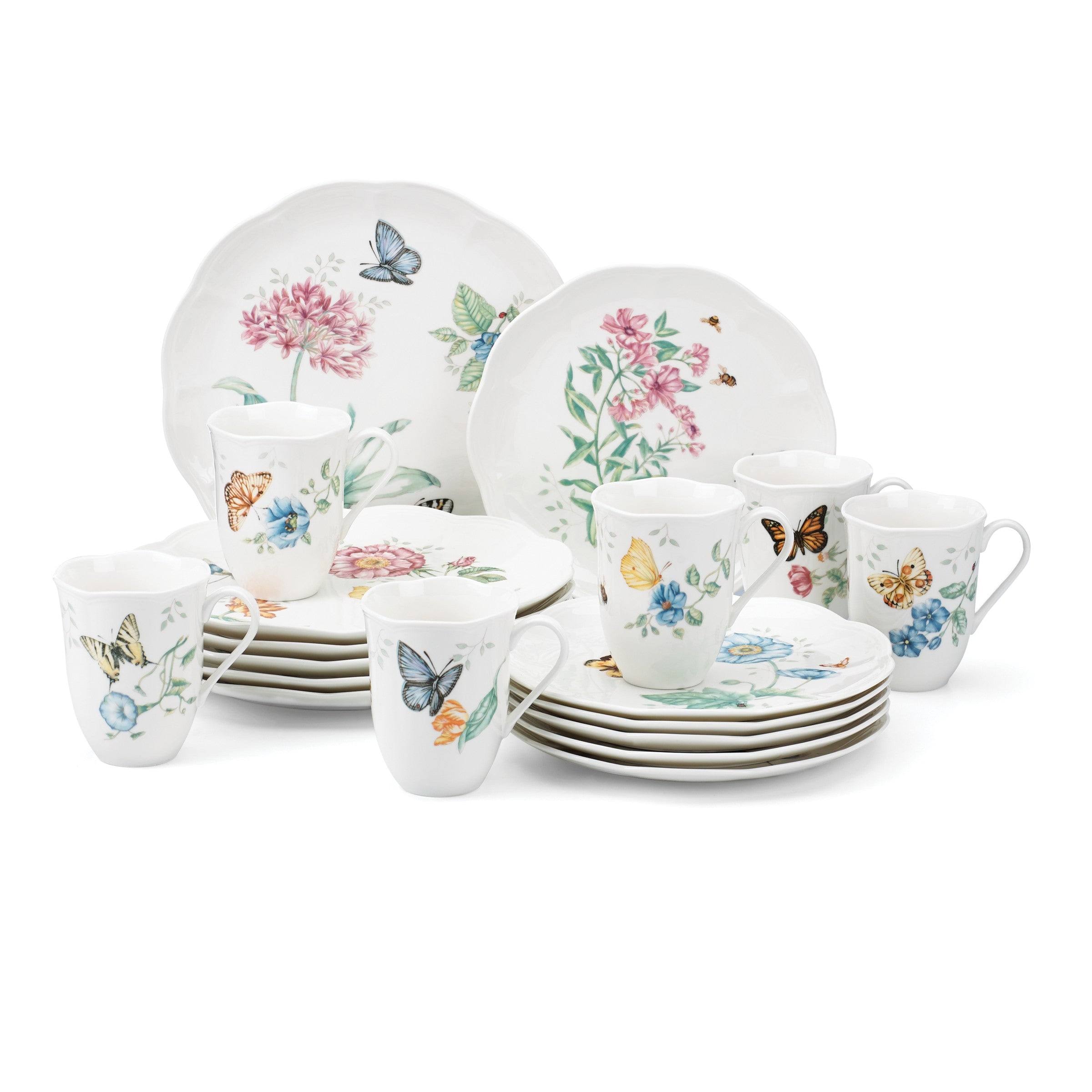 Lenox 18-Piece Butterfly Meadow Dinnerware Set