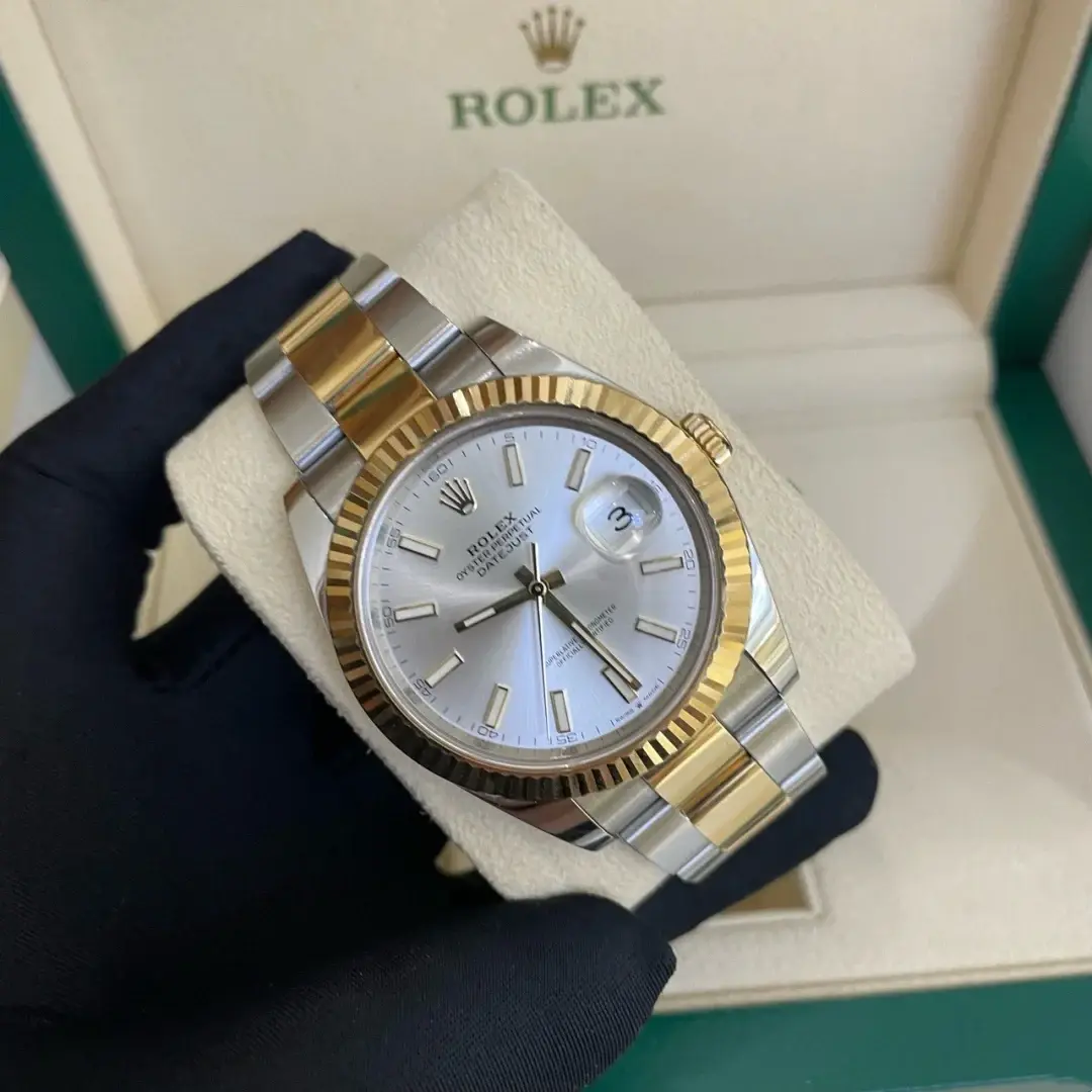 (新品)ROLEXロレックスの機械式時計  デイトジャスト 41MM時計