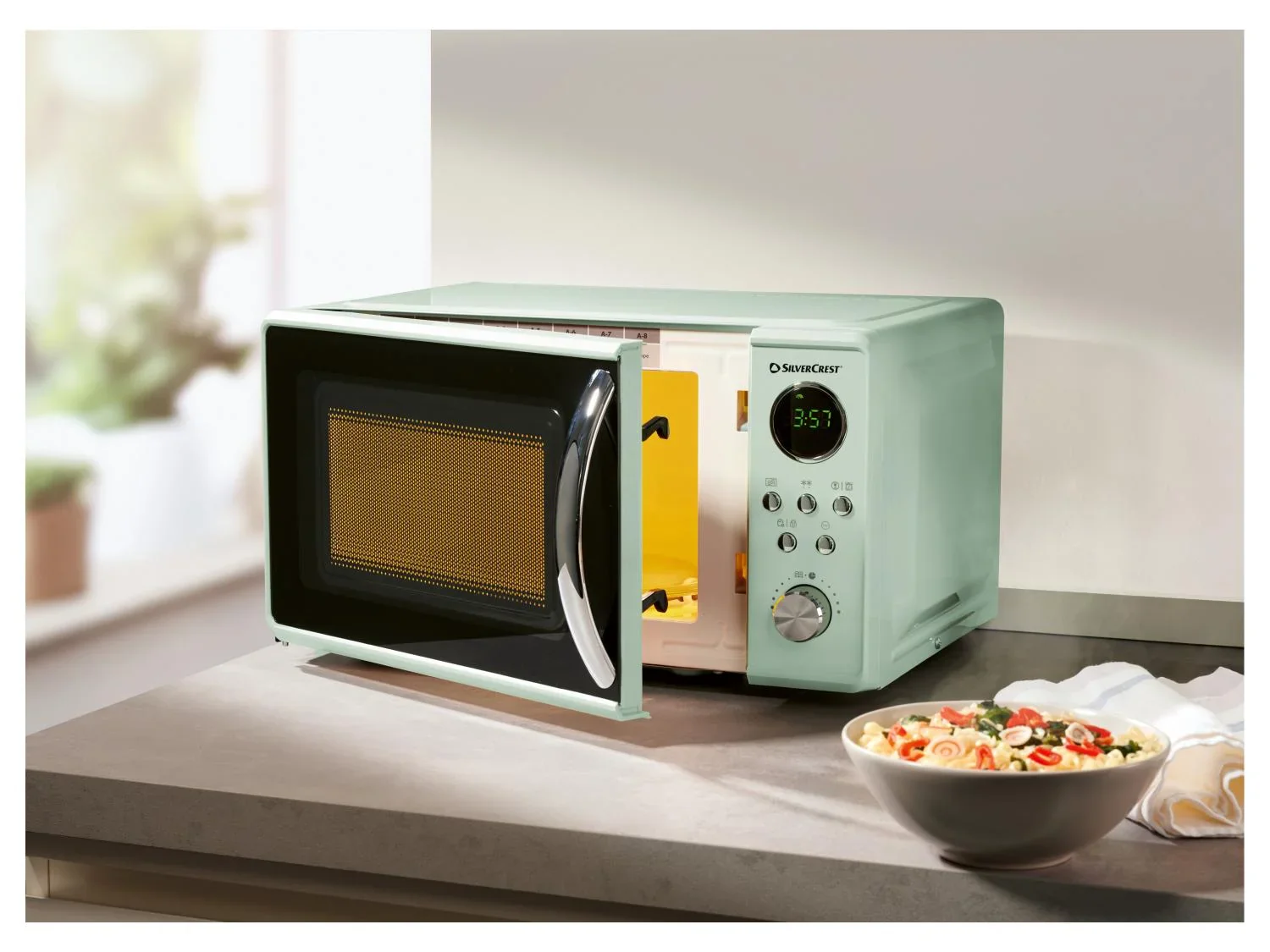 SILVERCREST Four  micro-ondes SMWC 700 D1, menthe
