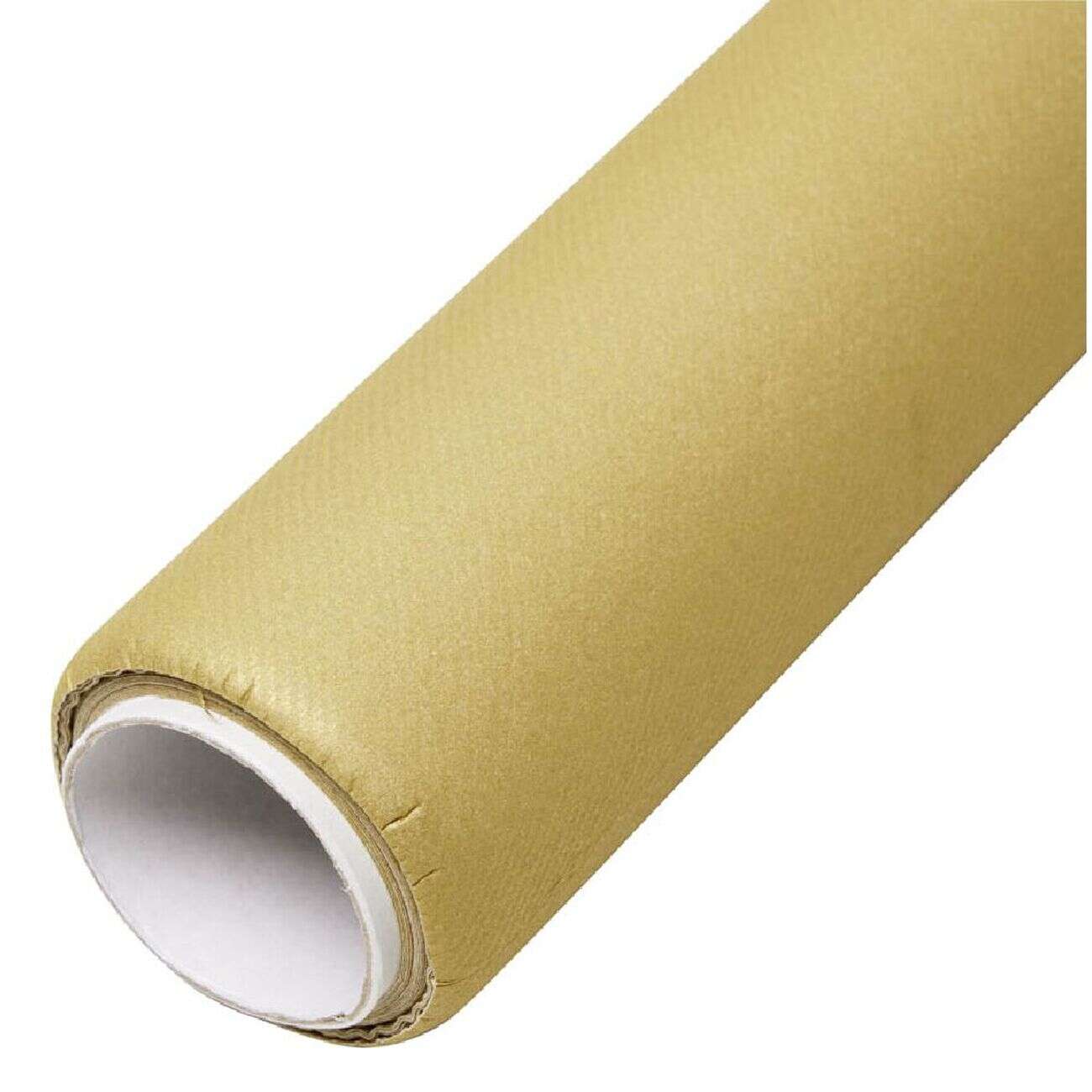 Nappe rectangulaire jetable Airlaid doré 120x400 cm