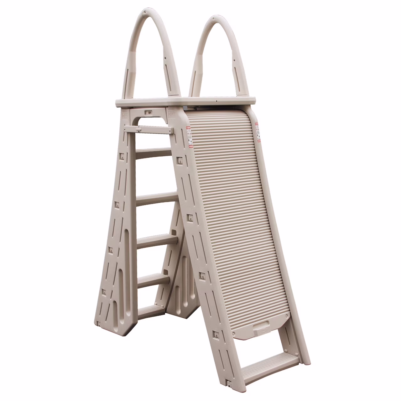 Confer Plastics a - Frame 7200 Above Ground Adjustable Pool Roll - Guard Safety Ladder