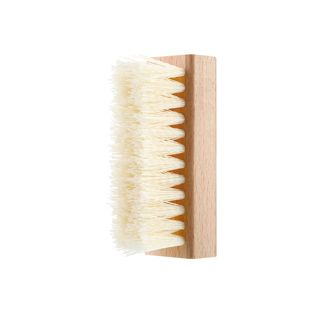 Wooden Sneaker Shoe Brush, Beech Wood pp Horsehair Boar Hair Brush
