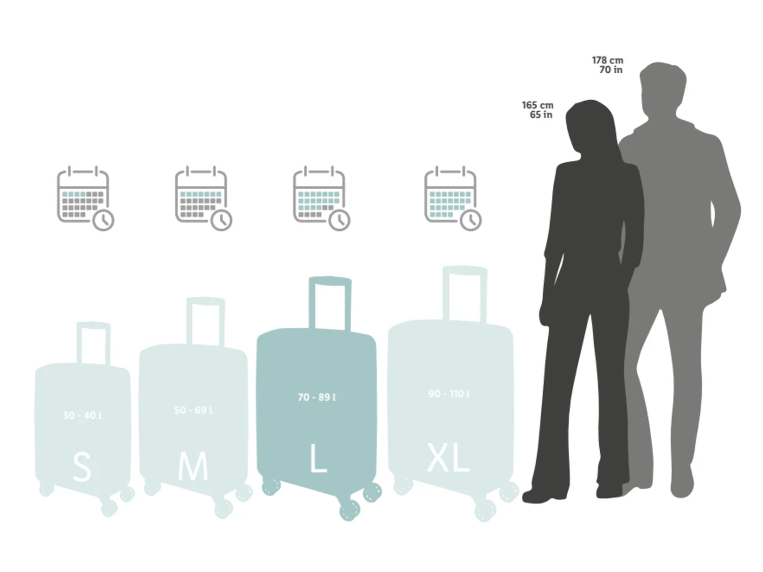 TOPMOVE Valise trolley, 77 l