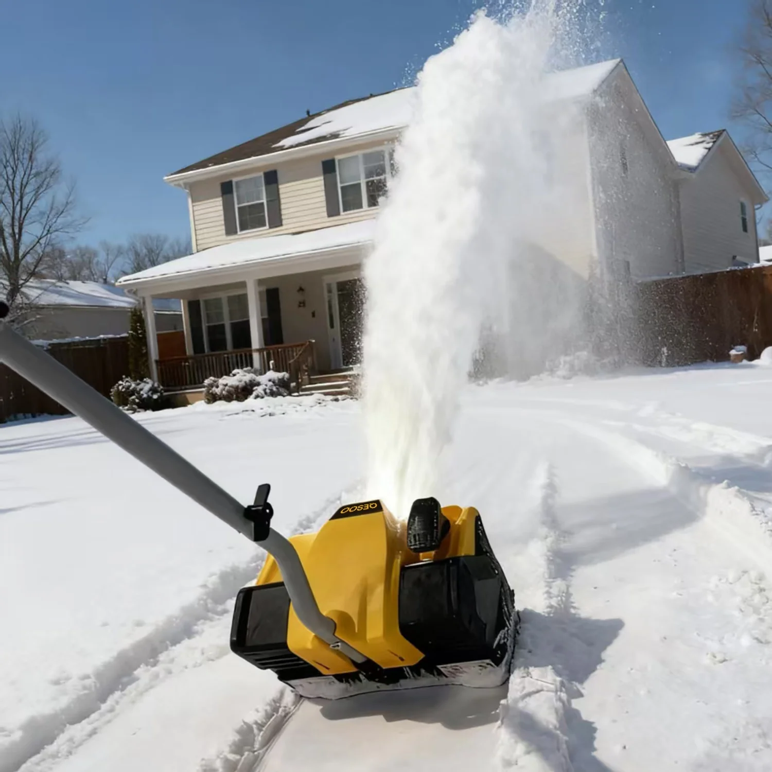 12" Cordless Snow Shovel Compatible with Dewalt 20V MAX Battery(Tool Only) Image 9