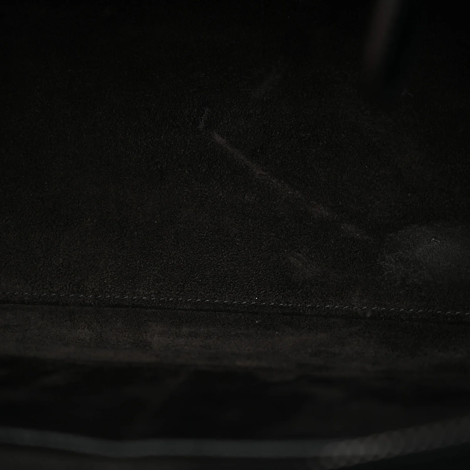 Drummed Calfskin Micro Luggage Black