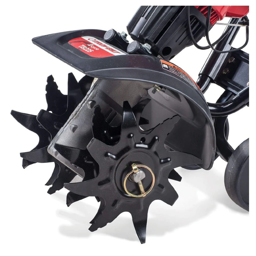EC 2 Cycle Gas Power Walk Behind 9 Inch Garden Cultivator Tiller, Red(1) - Image 5