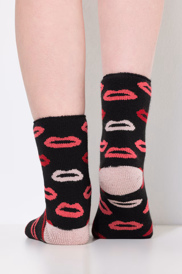 Kiss Print Socks