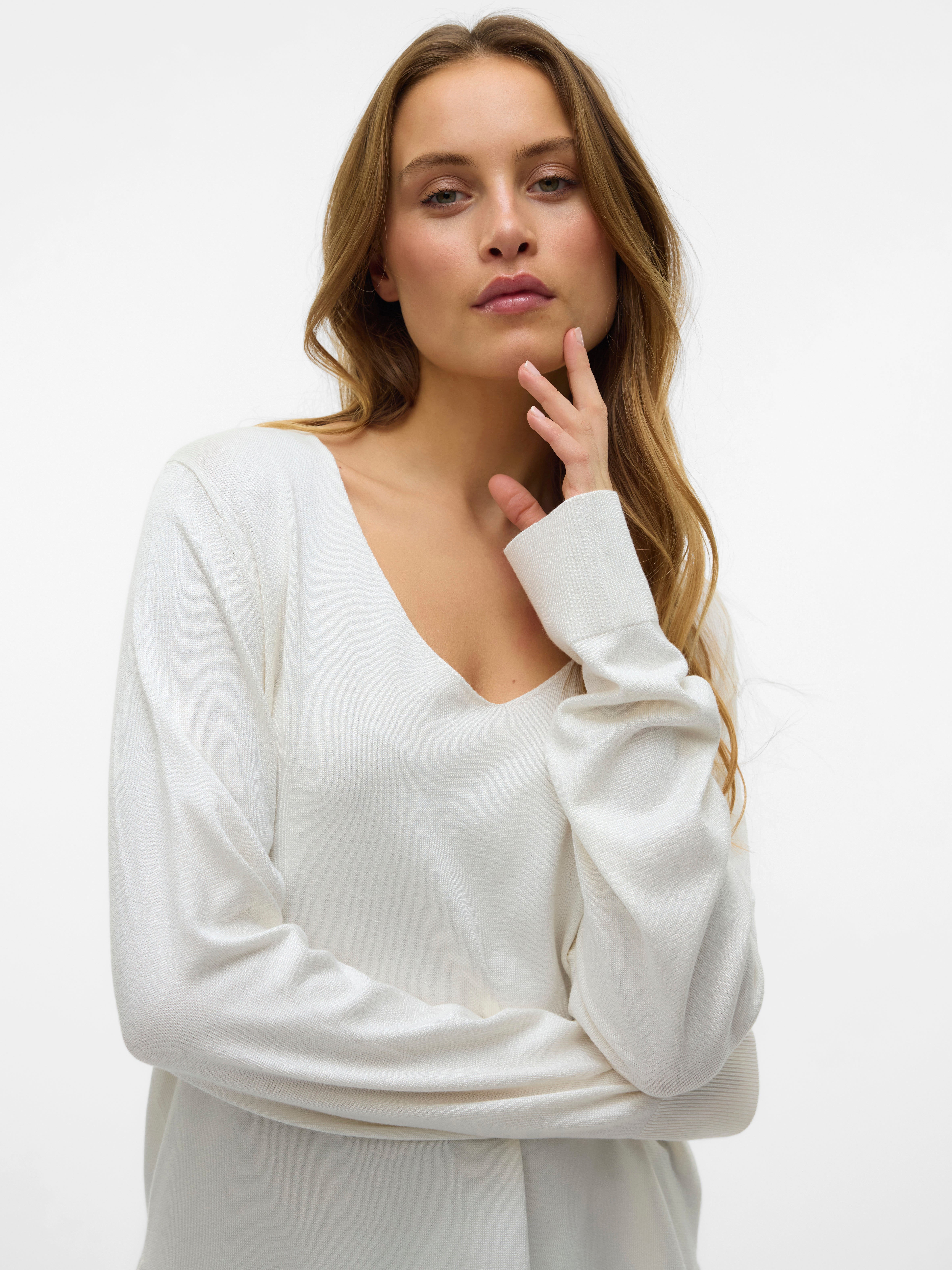 VERO MODA® VMSILJE Knitted pullover