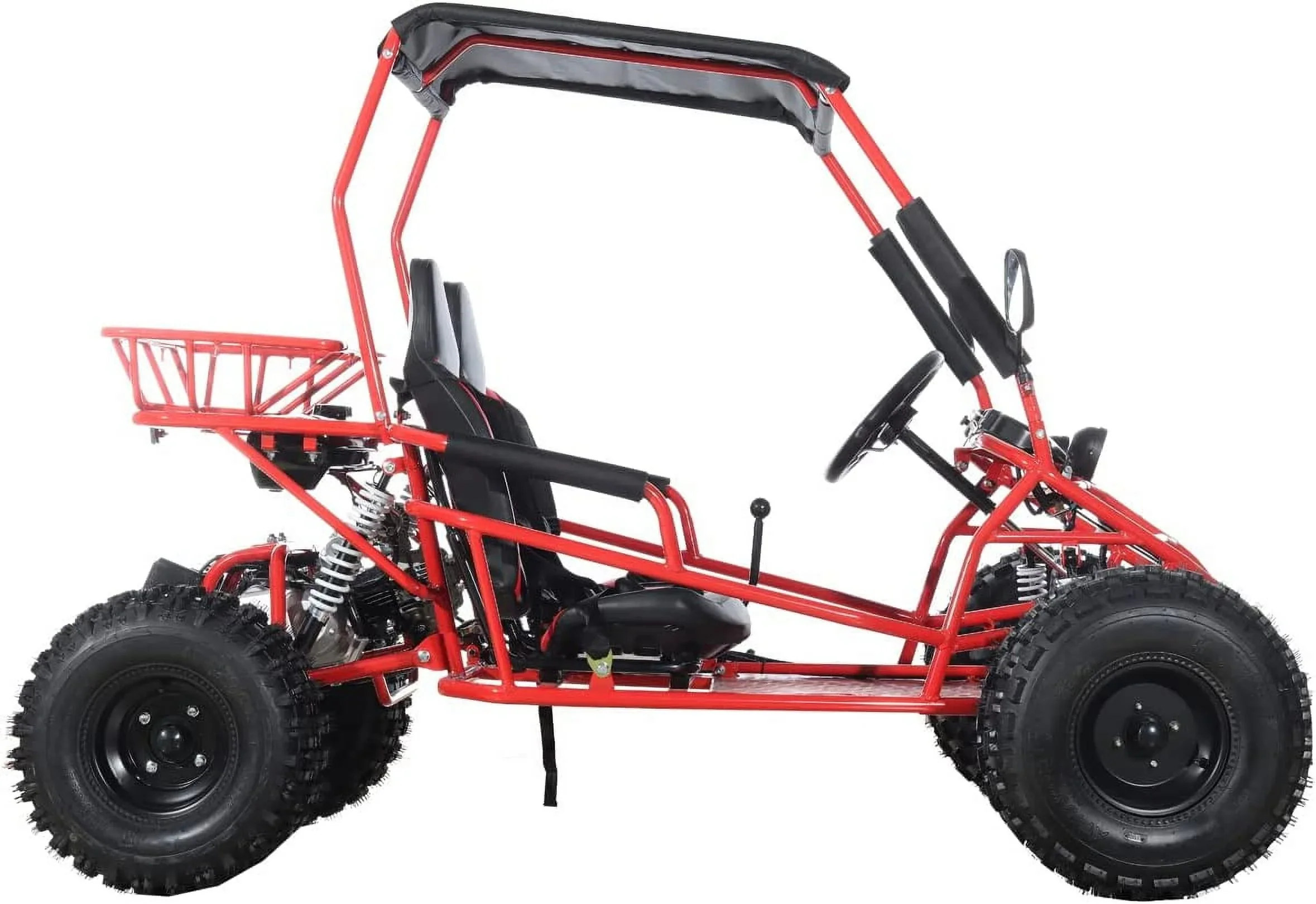 X-Pro New Rover 125cc Gas Powered Go Kart 3 Semi-Automatic Transmission w/Reverse Big 18/19 Wheels