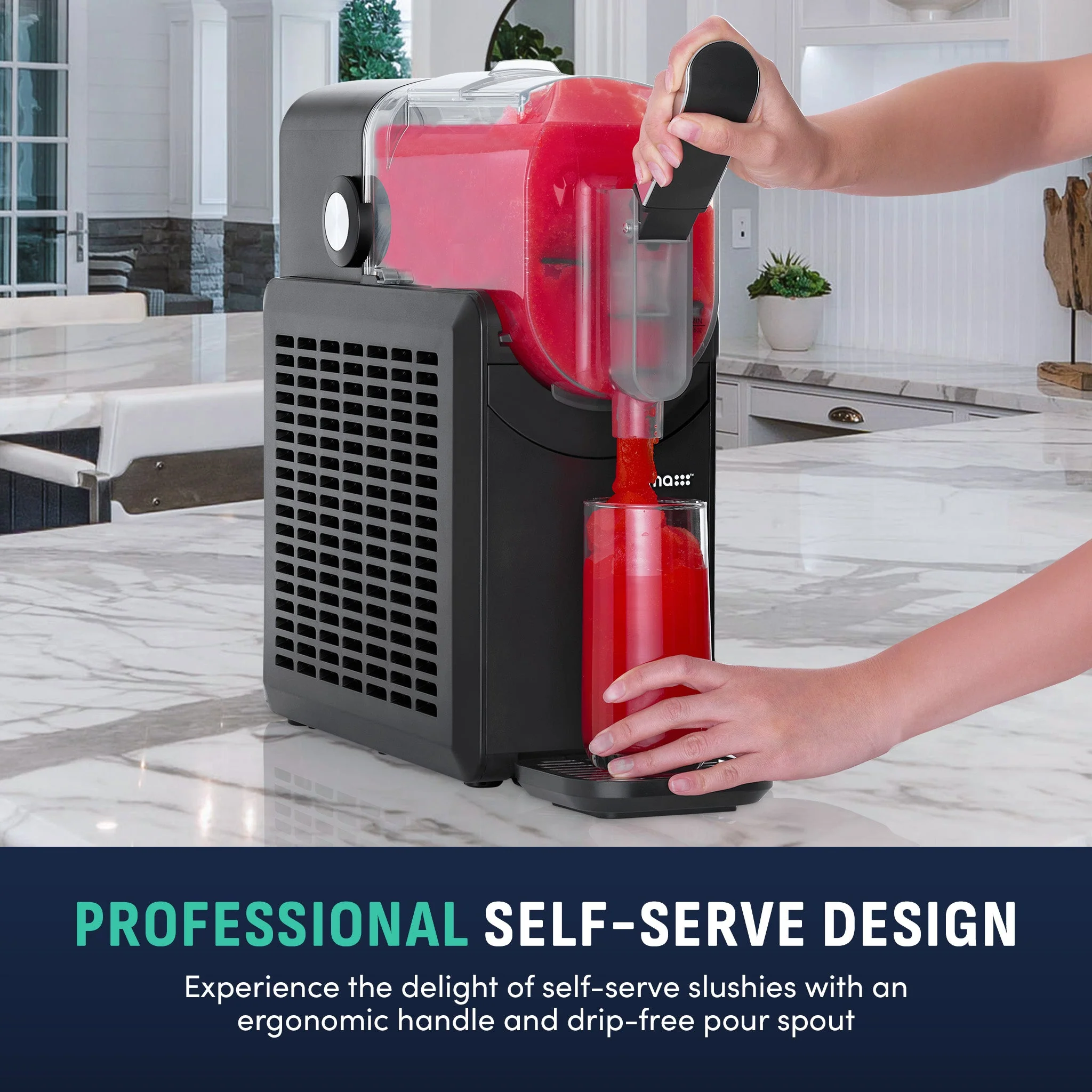 Luma by Newair 88 Oz Slushie Maker, Frozen Drinks Without Ice